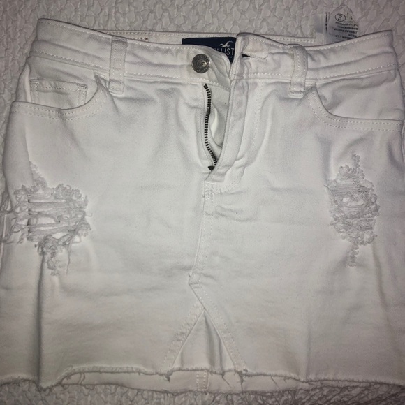 Hollister White Mini High Rise Skirt - Picture 3 of 4